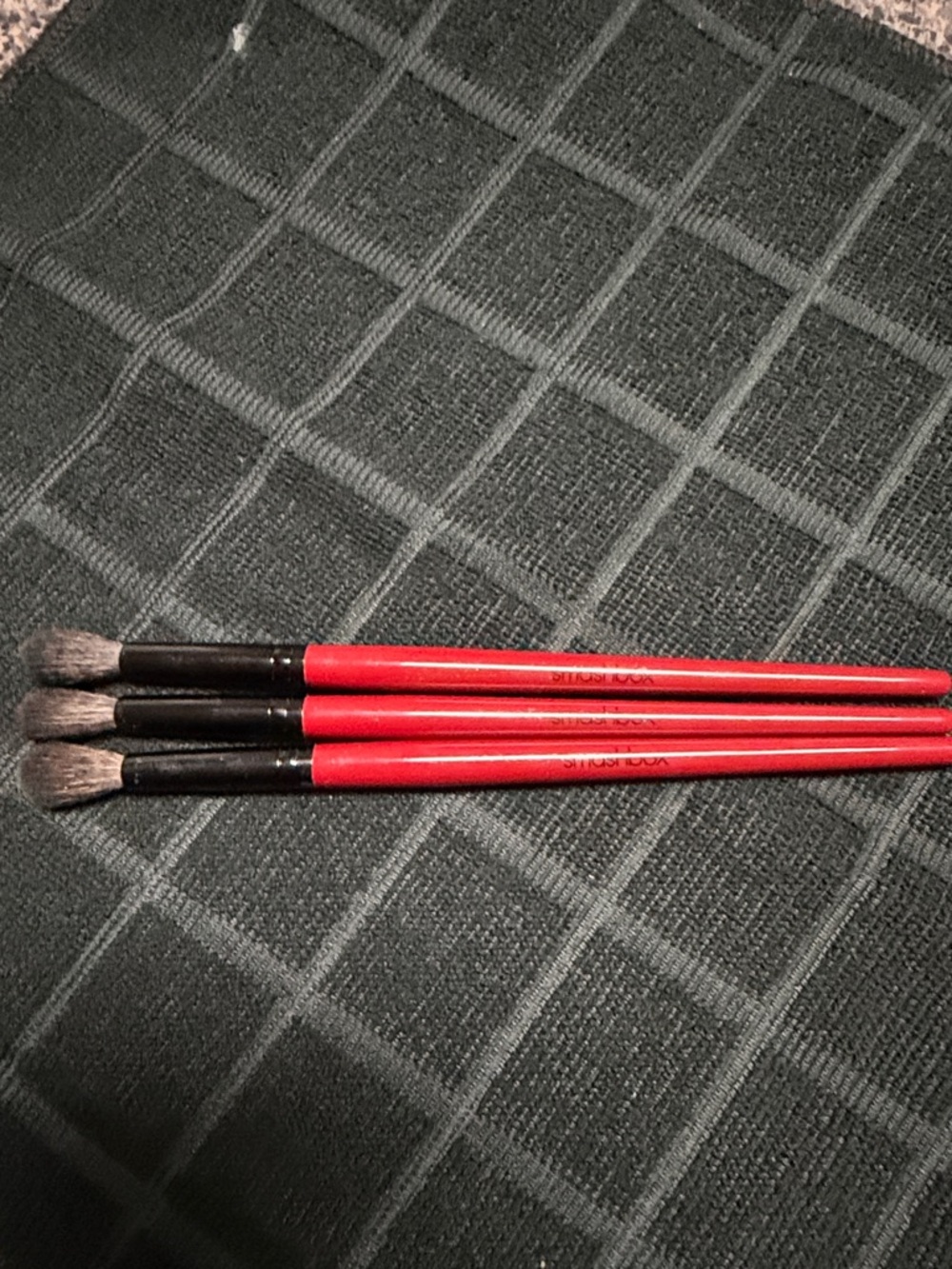 Smashbox Red Eye Shadow Brushes - Set of 3 EC